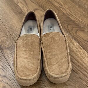 UGG Men's Brown Suede Slippers Sz 15 EUC